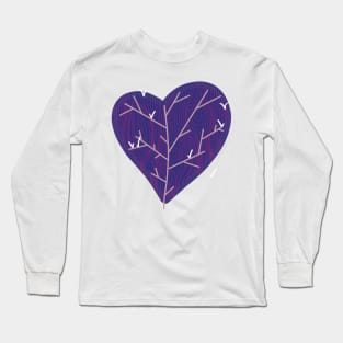 Dove Heart Tree Long Sleeve T-Shirt